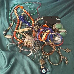 Bundle set of fair condition jewelry Vibrant Colorful grab bag Collection